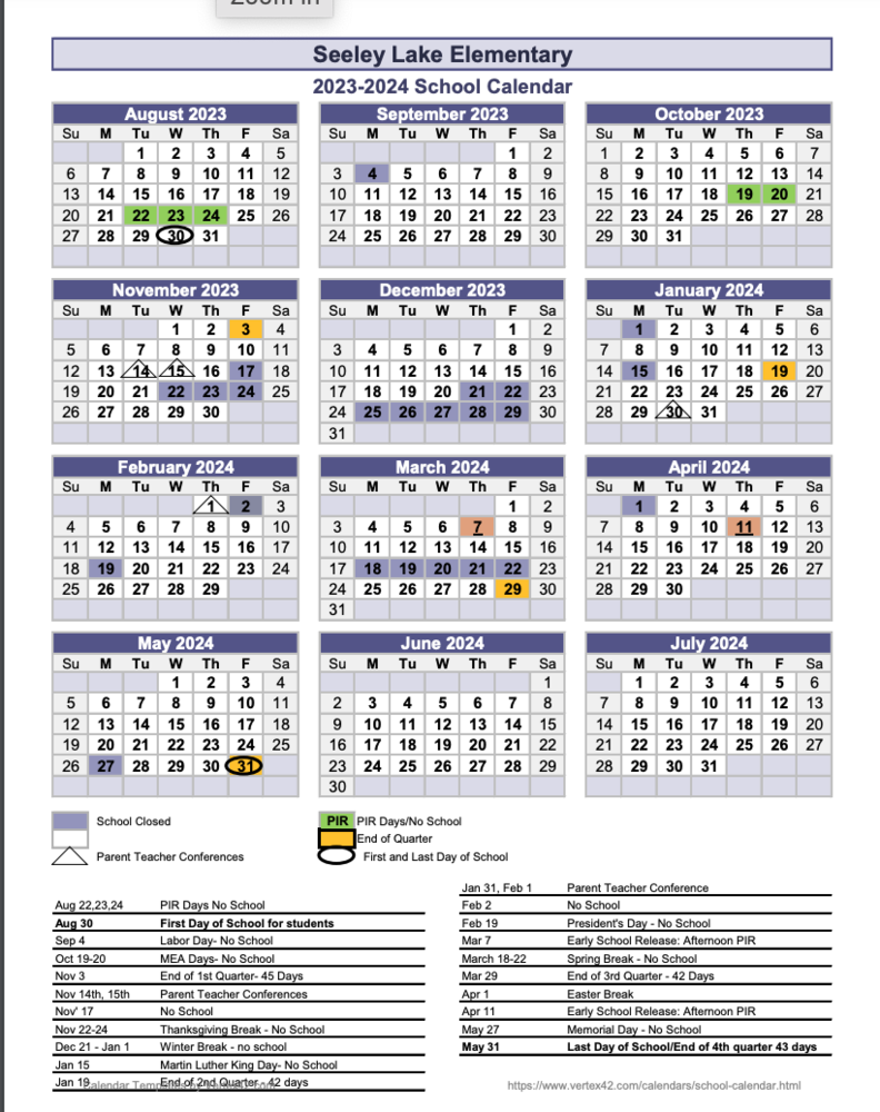 2023-24 Calendar